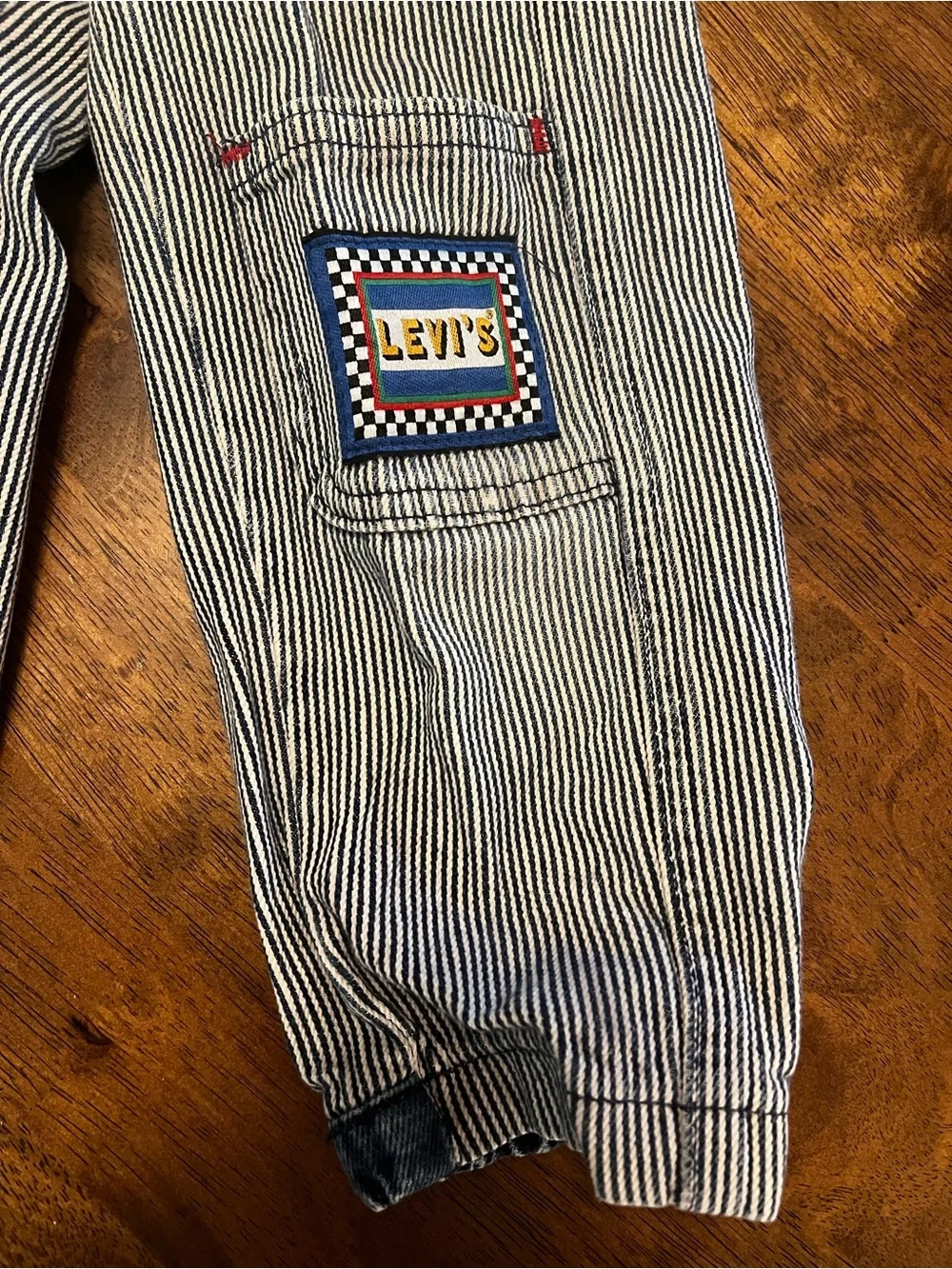 Vintage 1992 Little Levi’s Hickory Stripe Carpenter Pants 4T USA Salesman Sample